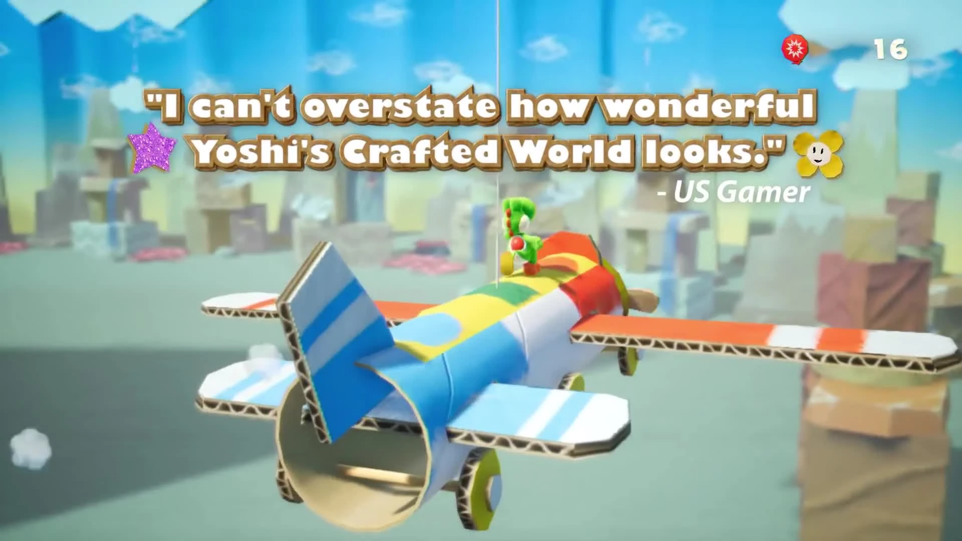 Хвалебный трейлер Yoshi's Crafted World