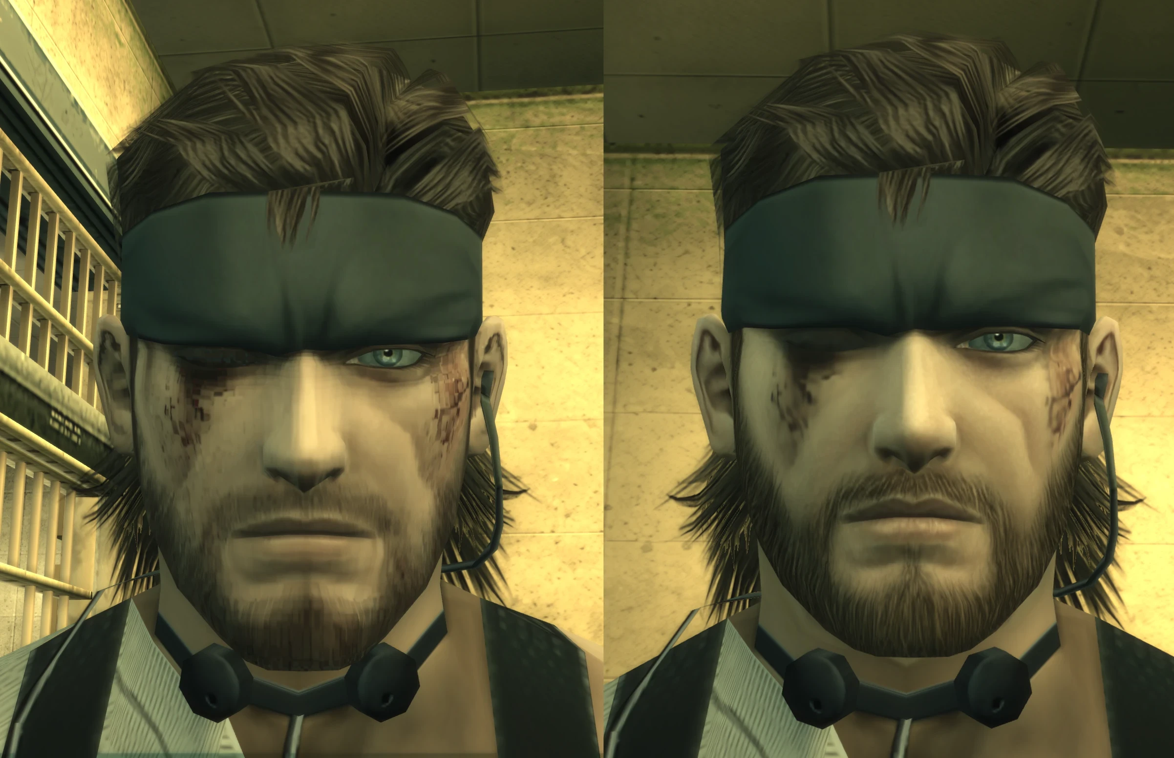 Metal Gear Solid: Master Collection Vol. 1 "HD поврежденное лицо для MGS3"