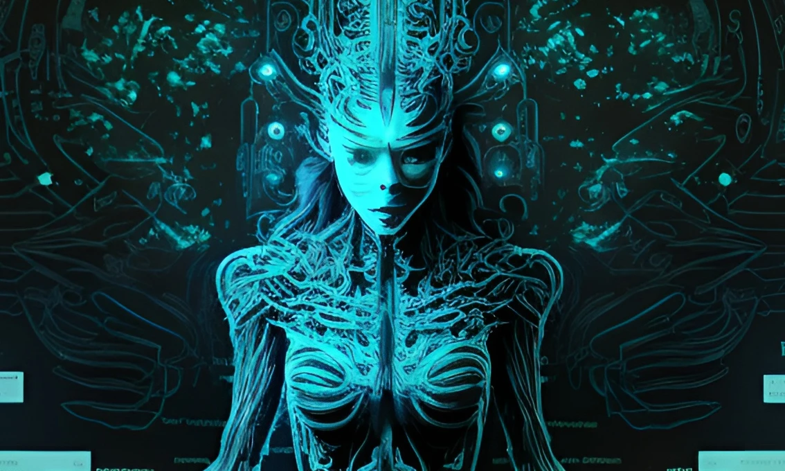 Авторы ремейка System Shock поделились изображением SHODAN, созданным с помощью ИИ, тем самым подорвав седалища фанатов