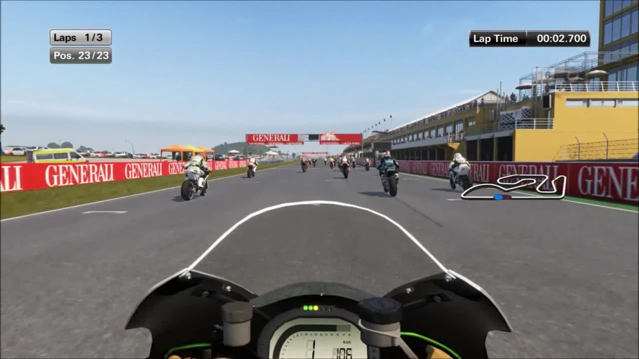 MotoGP 14 "Геймплей PS4 (Grand Prix Valencia)"