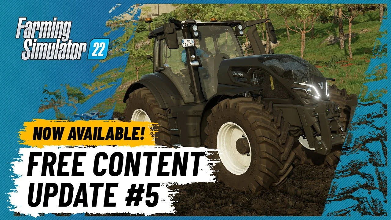 Трейлер обновления 1.12 для Farming Simulator 22 с новыми бесплатными транспортными средствами