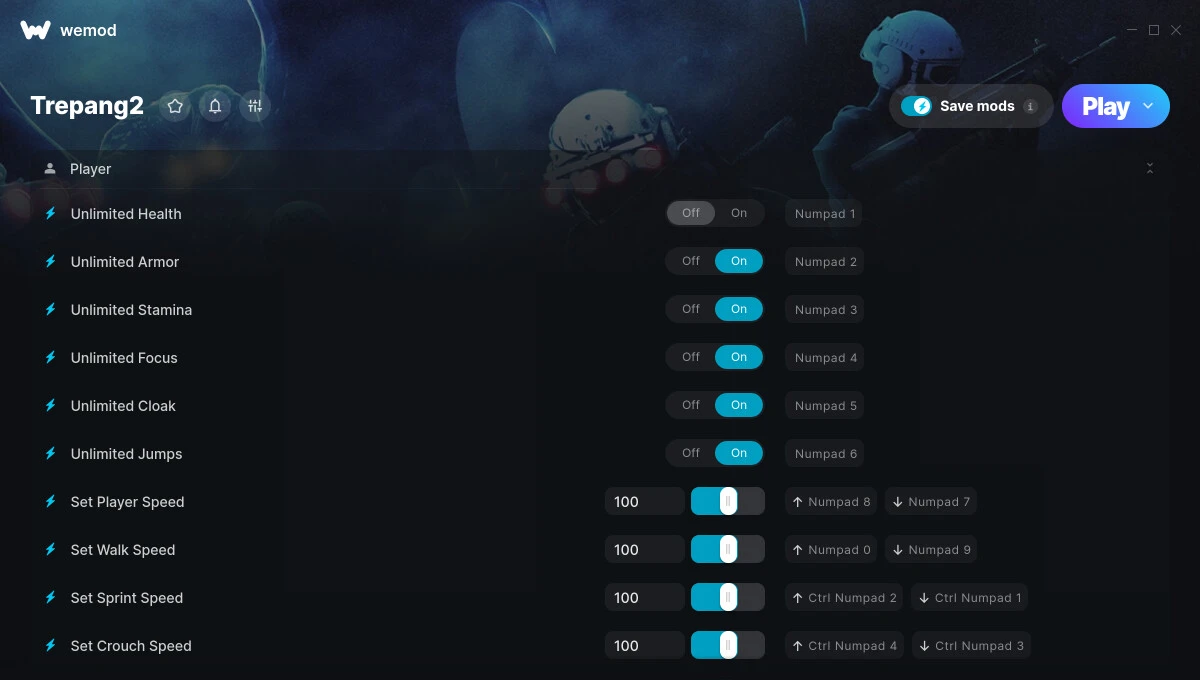 Trepang2 "Трейнер +15" [UPD: 27.07.2024] {STiNGERR / WeMod}