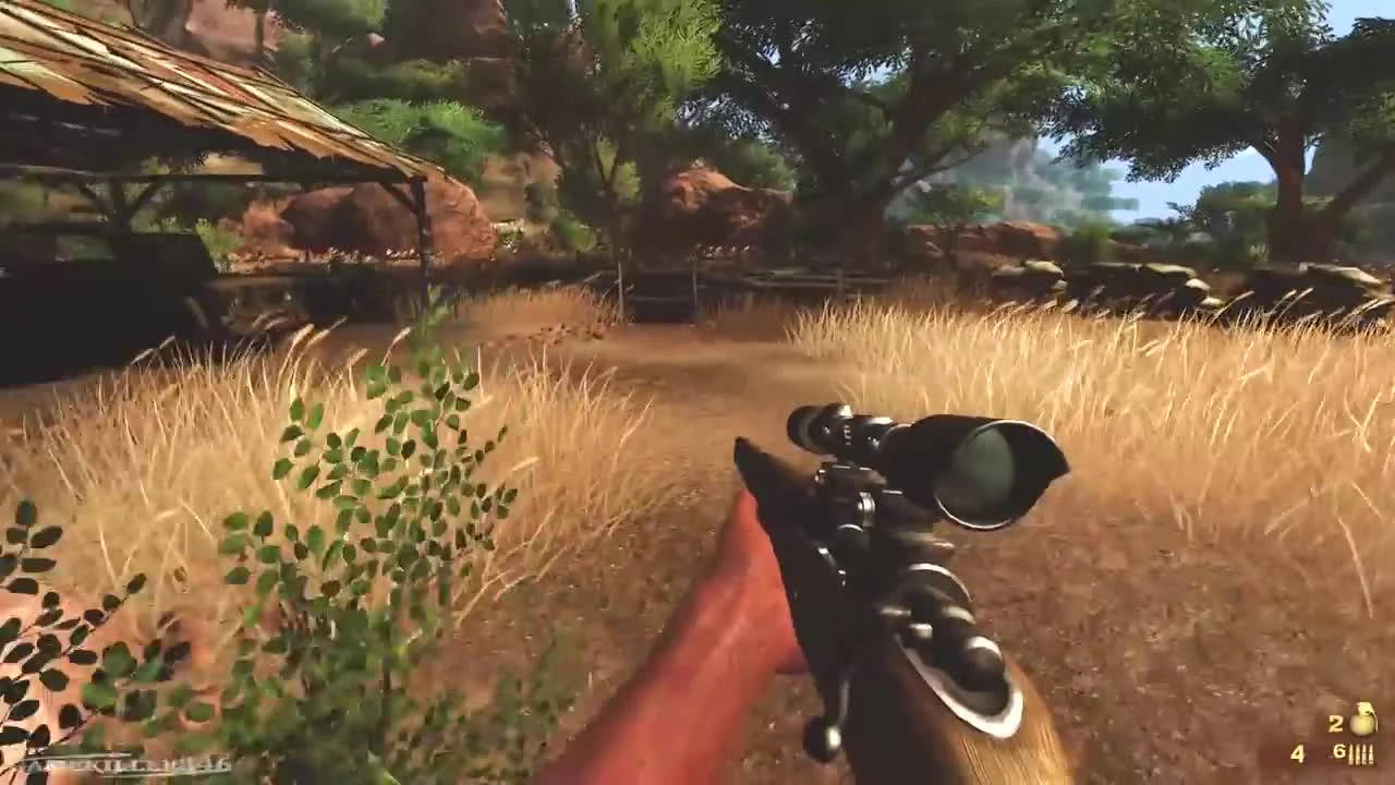 Far Cry 2 Геймплей: Снайпер Убийства и взрывы