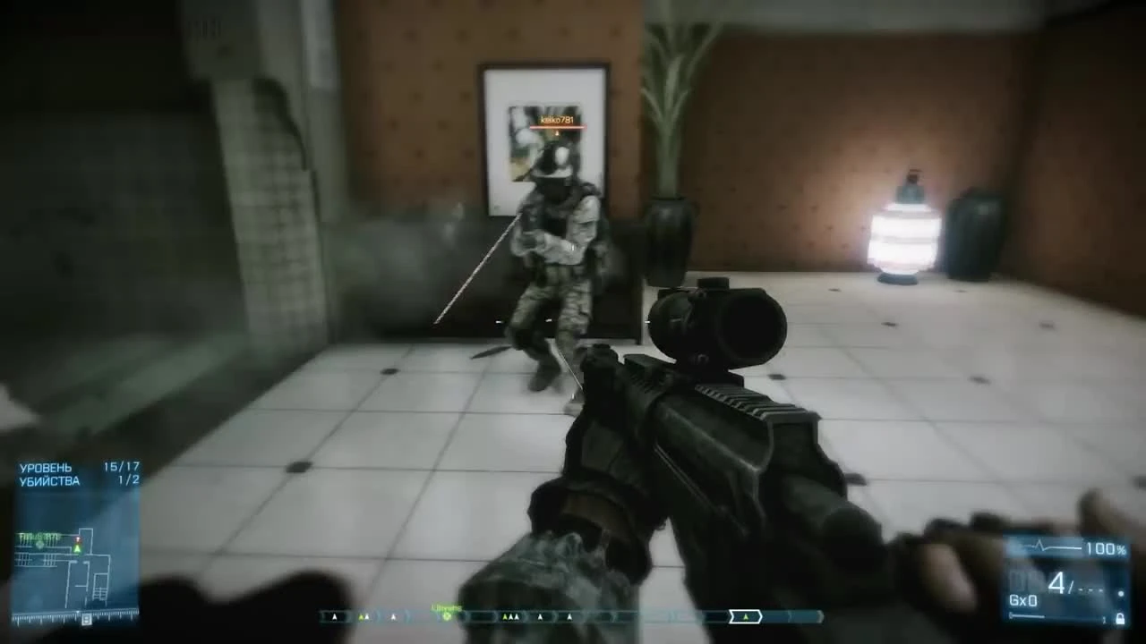 Русский Мясник в Battlefield 3>>> Оскар за озвучку Ч.4