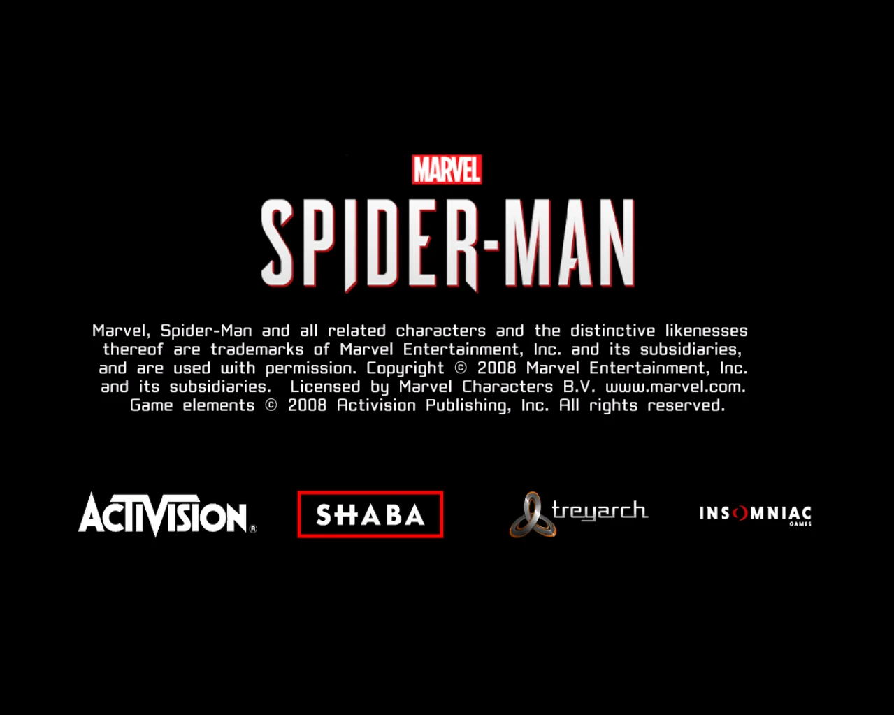 Spider-Man Web of Shadows "Интерфейс Insomniac's Spider-Man"