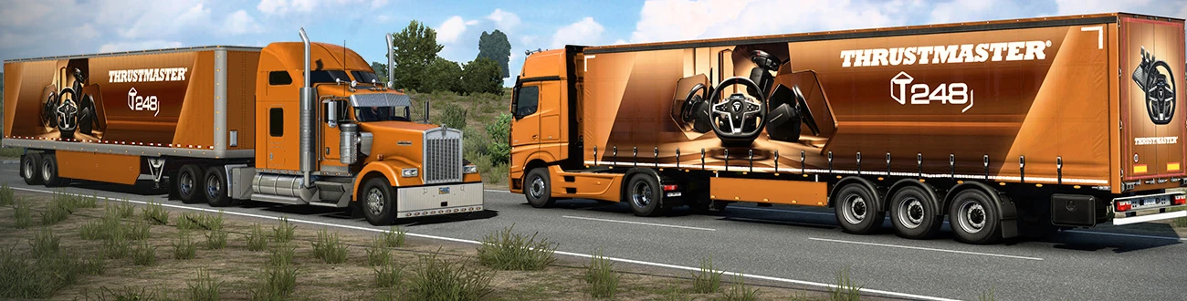 Новое мероприятие в World Of Trucks от чешских разработчиков - доставка рулей Thrustmaster