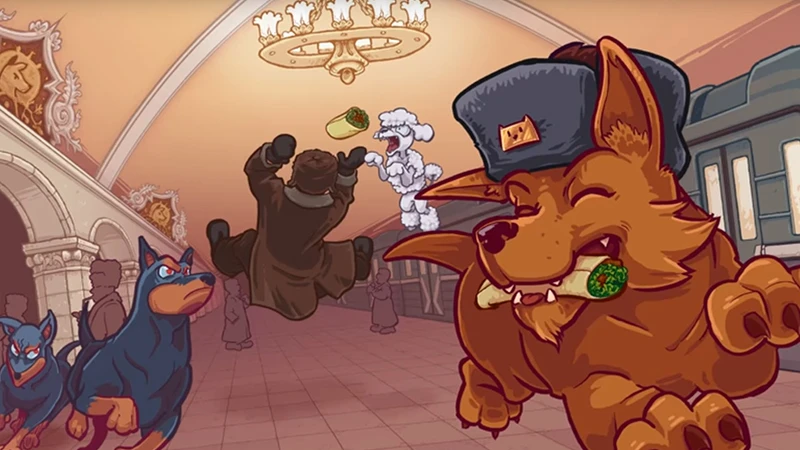 Новый геймплейный трейлер юмористического ретро-экшена Russian Subway Dogs