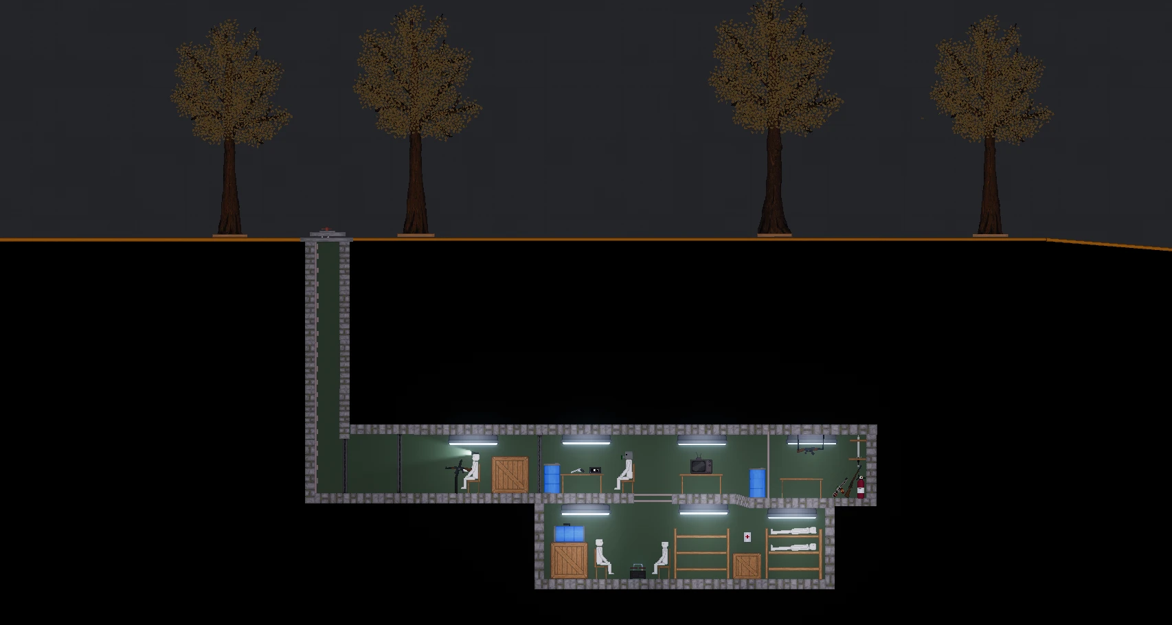 People Playground "Бомбоубежище от ядерных бомб" [1.27.5+]