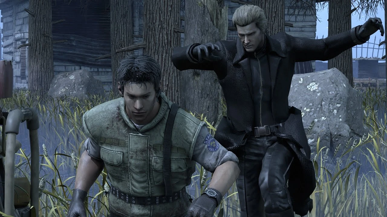 Вескер, но мы играем за его лорную версию