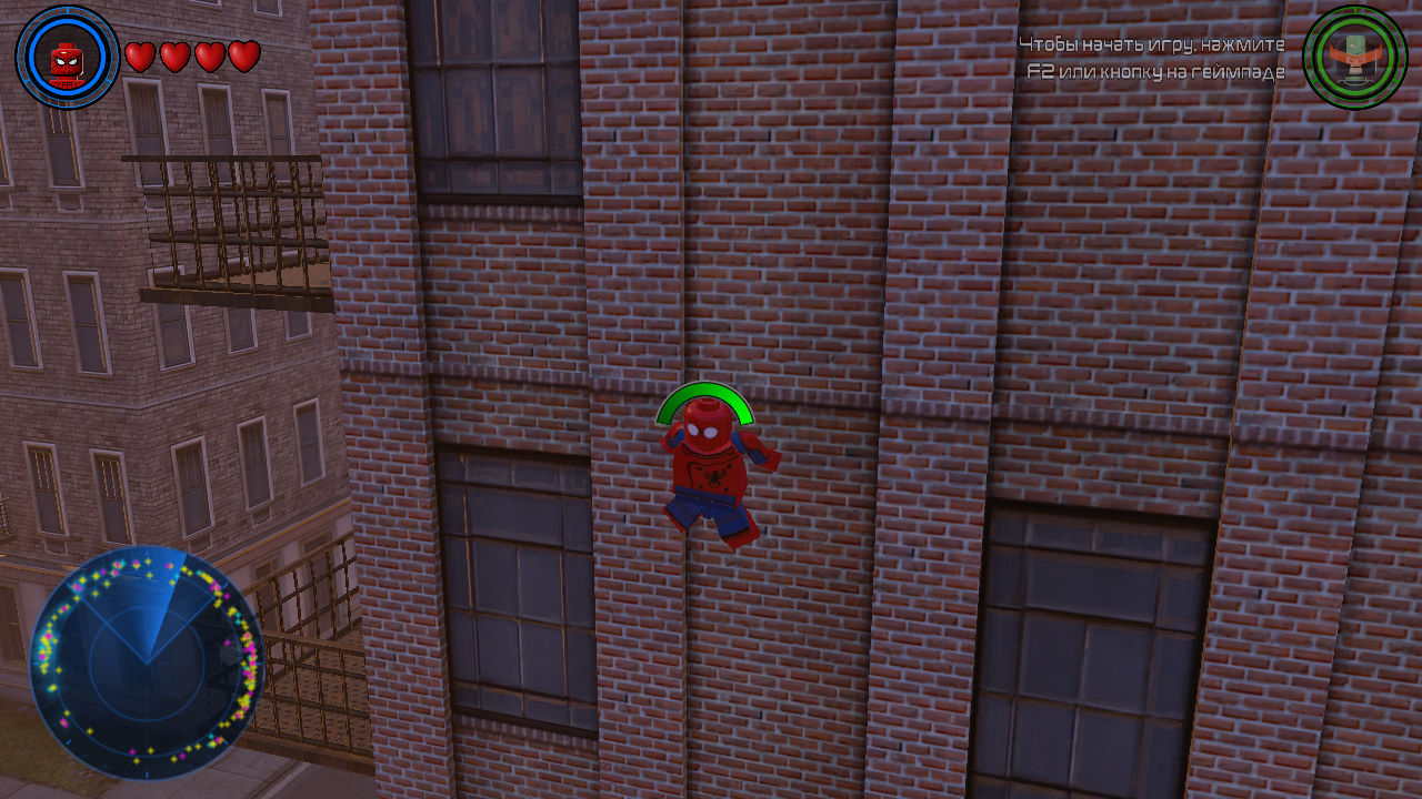 LEGO Marvel's Avengers "Новая версия spider-man Noir - red blue V 2.1 (texmod)"