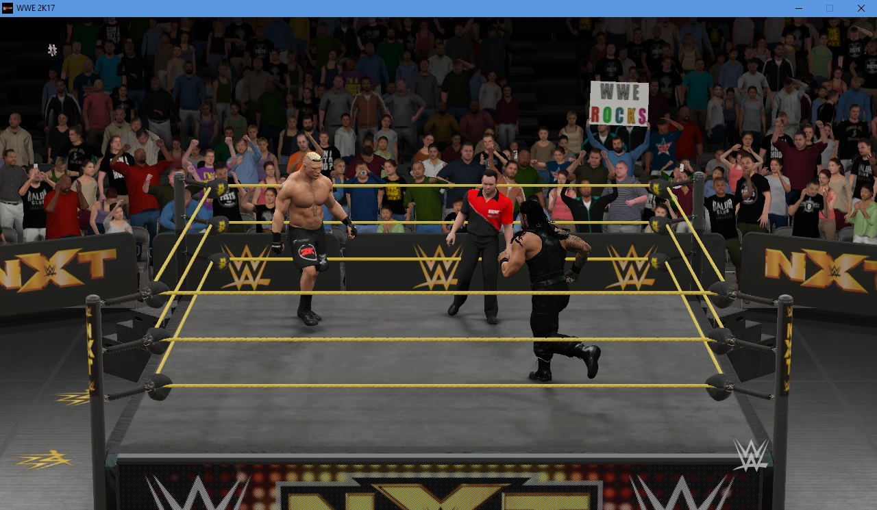 WWE 2K17 "Red Referee ECW - красный рефери наряд мод"