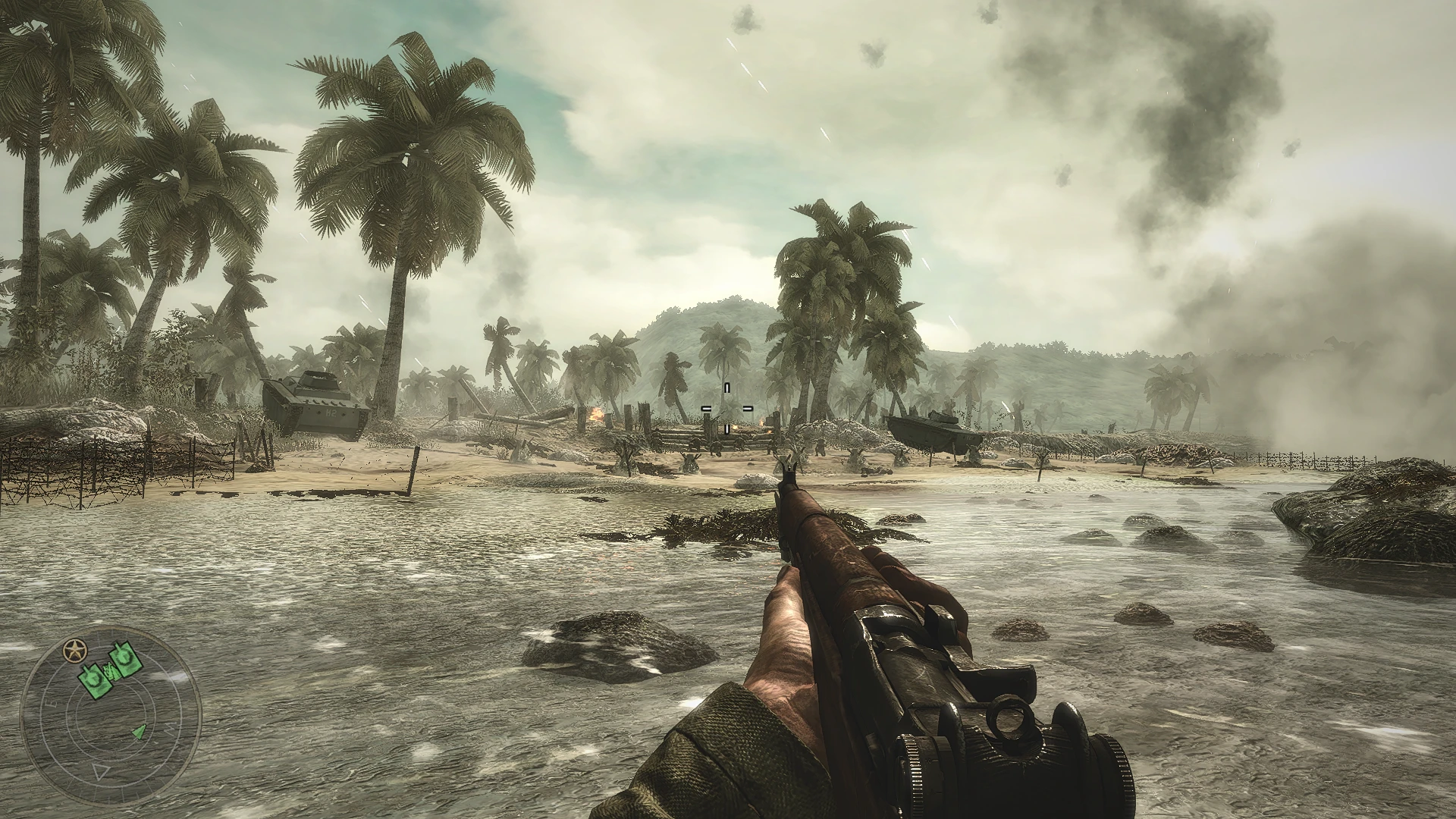 Call of Duty: World at War "Удаление желтого фильтра"