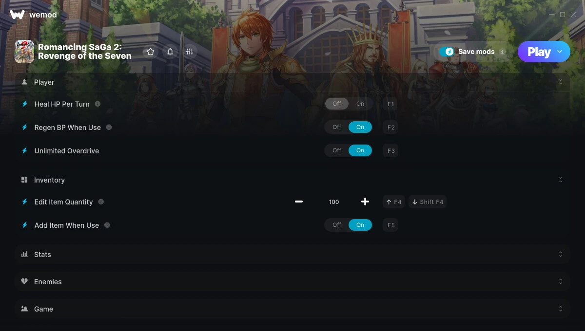 Romancing SaGa 2: Revenge of the Seven"Трейнер +14" [UPD: 12.02.2025] {ColonelRVH / WeMod}