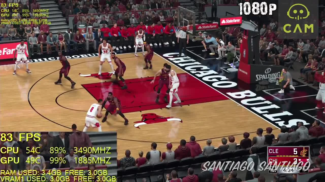 NBA 2K18 "Тест производительности GTX 1060 - G4560"