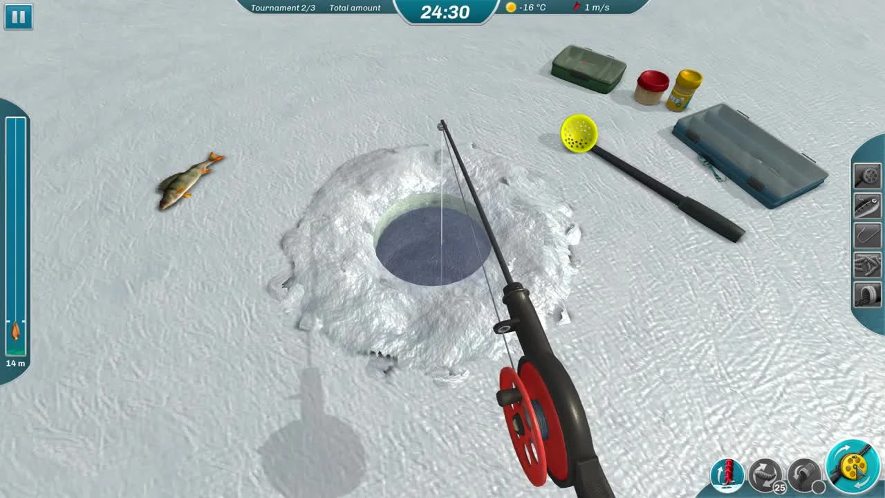 Ice Lakes ОБЗОР "симулятор зимней рыбалки"