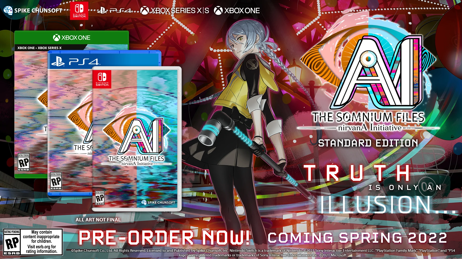 AI: THE SOMNIUM FILES - nirvanA Initiative официально анонсирован