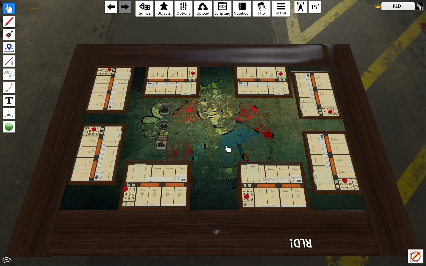Tabletop Simulator "Манчкин Фоллаут / Munchkin Fallout"