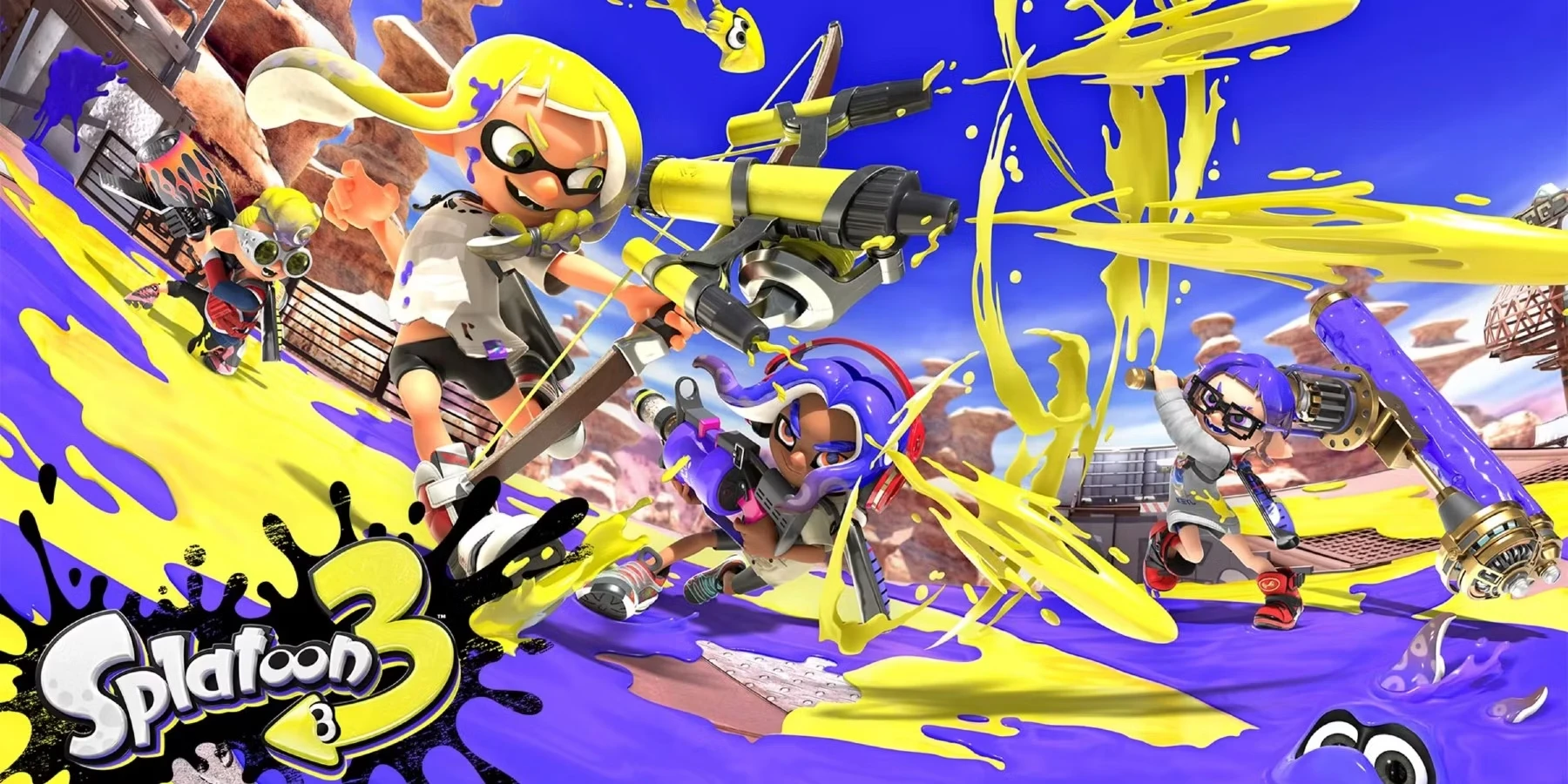 Размер файла Splatoon 3 стал меньше на 1.7 ГБ