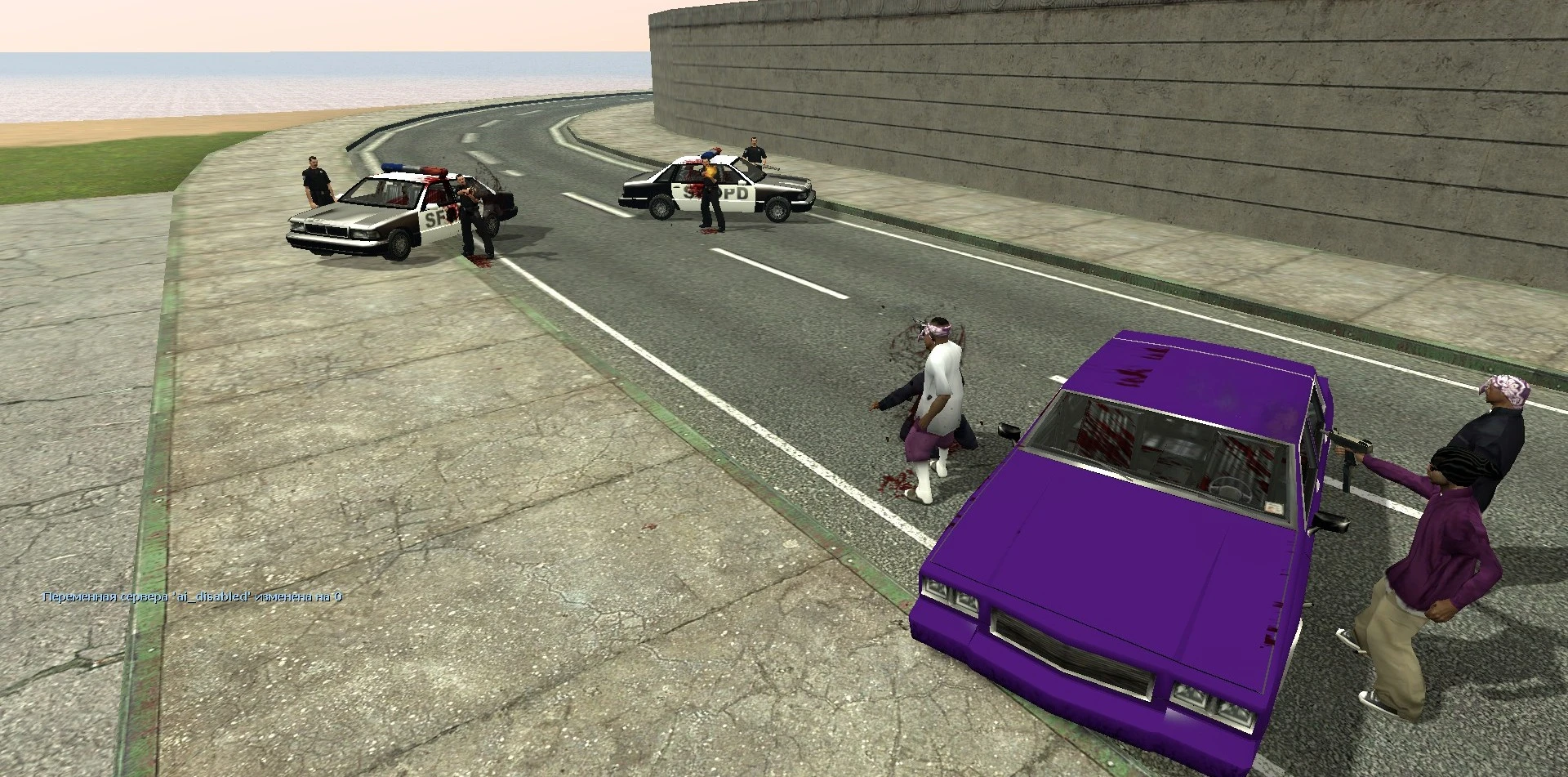 Garry's Mod "Бандиты из GTA San Andreas"