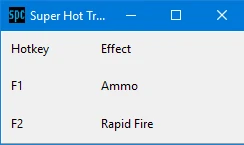 Superhot: Таблица для Cheat Engine (+2)