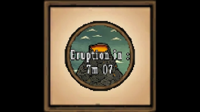 Don't Starve "Volcano eruption predictor"
