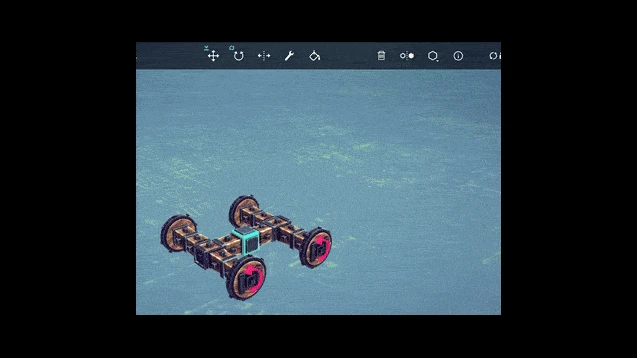 Besiege "Смена характеристик блоков без ограничений"