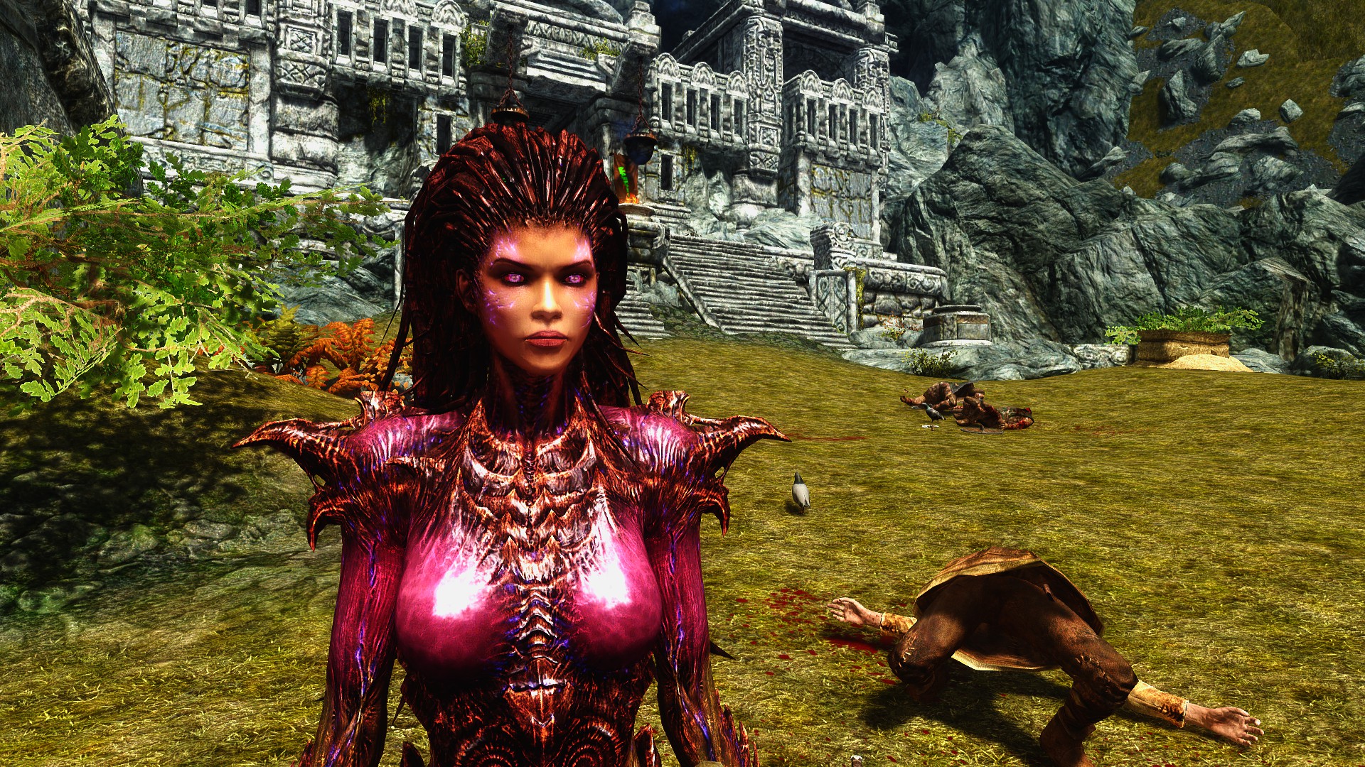 The Elder Scrolls 5: Skyrim "Lady Kerrigan-no ladybody (броня королевы клинков)"