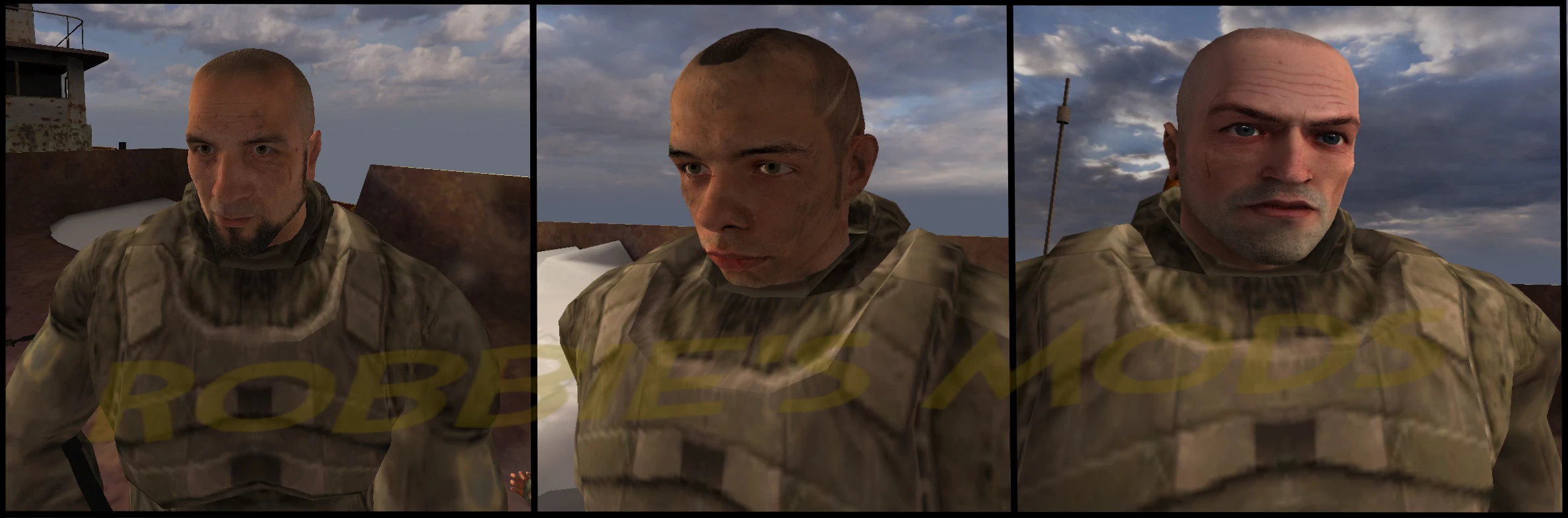 S.T.A.L.K.E.R.: Call of Pripyat "Модели НПС с лицами из Survarium"