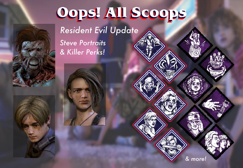 Dead By Daylight "Портреты и перки под Стива I 5.0.0"