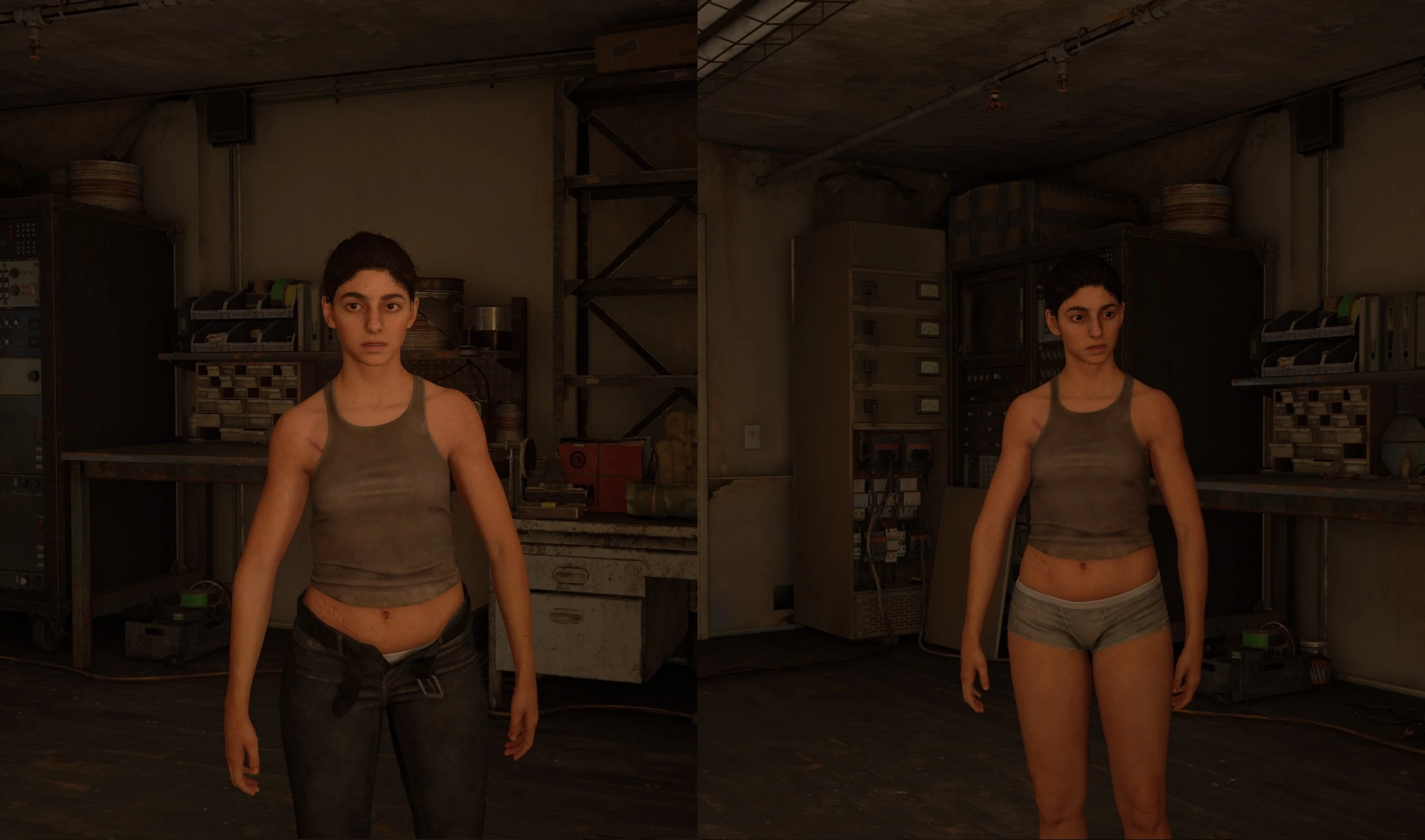 The Last of Us: Part 2 "Дина в нижнем белье и джинсах"