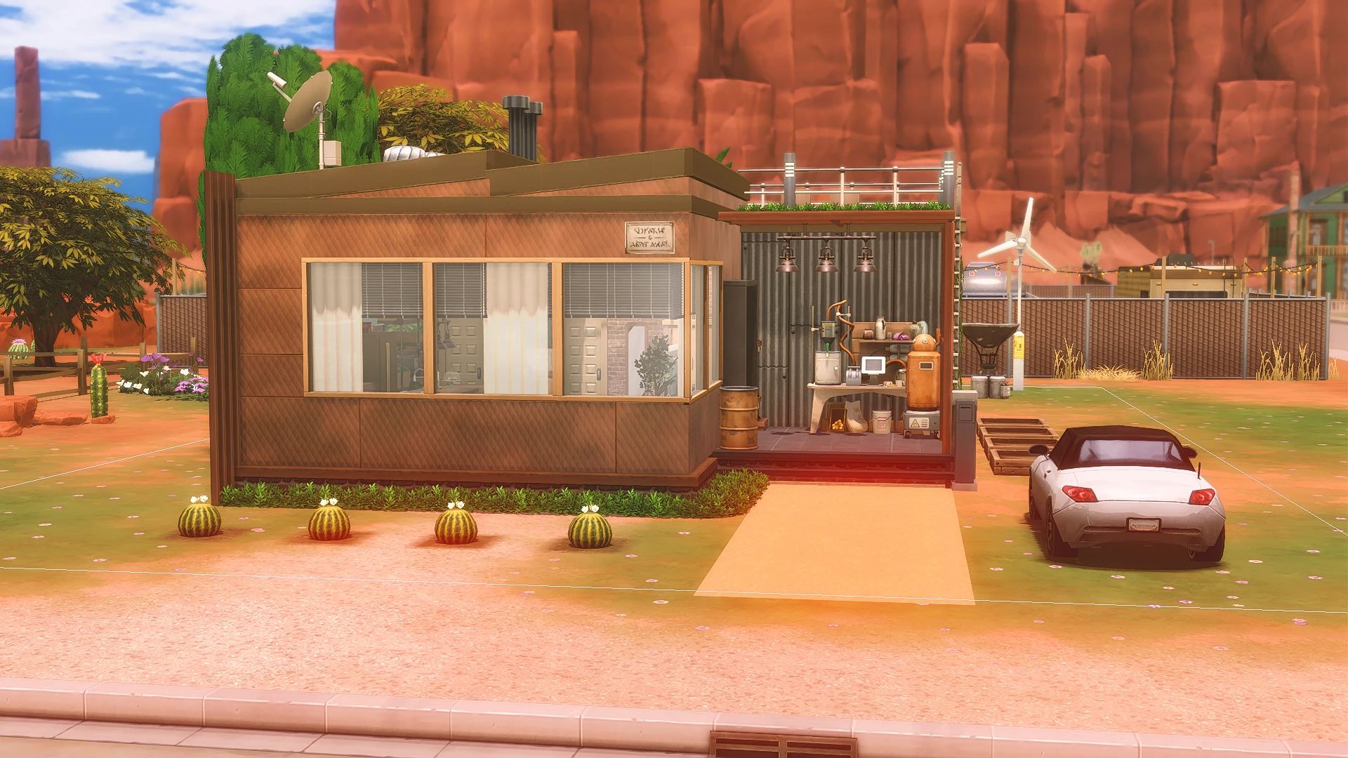 The Sims 4 "Эко дом в стиле Лофт"