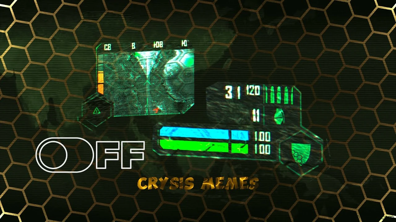 Crysis "Отключить HUD"