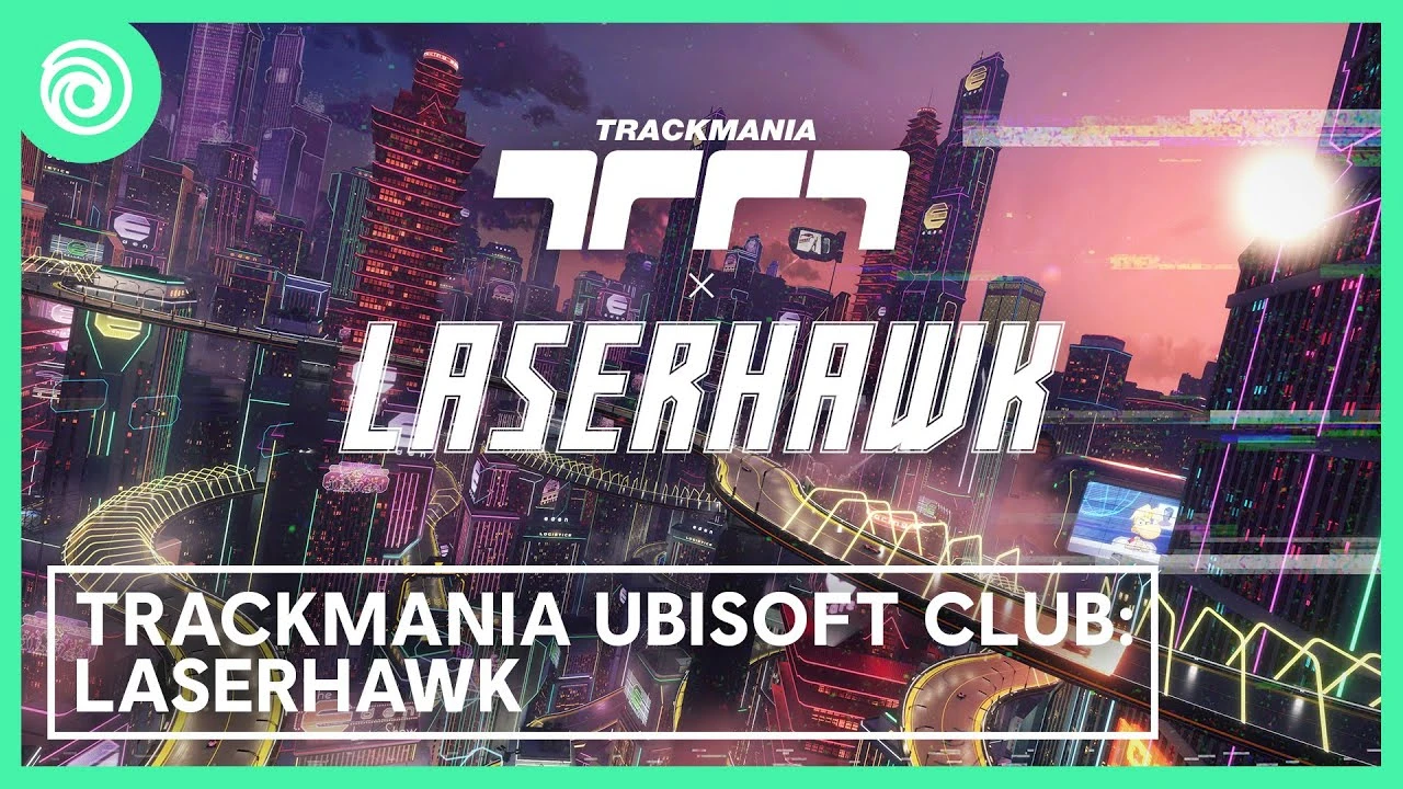 Трейлер кроссовера гоночной игры Trackmania с сериалом Капитан Лазерхок: Ремикс кровавого дракона