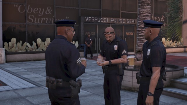 GTA V LSPDFR: кастомизация персонажа