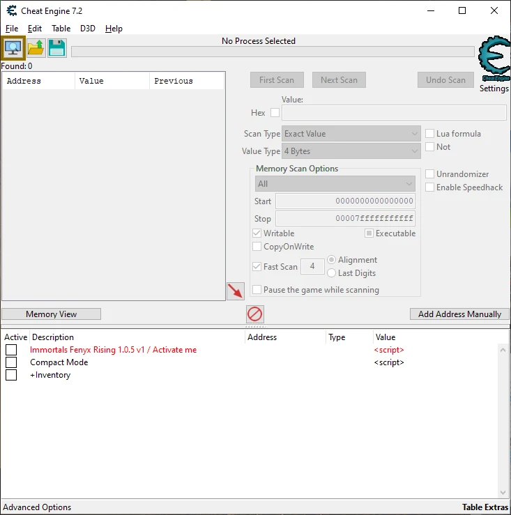 Immortals: Fenyx Rising: Таблица для Cheat Engine - Inventory Editor [1.2.0 v1] {budabum}