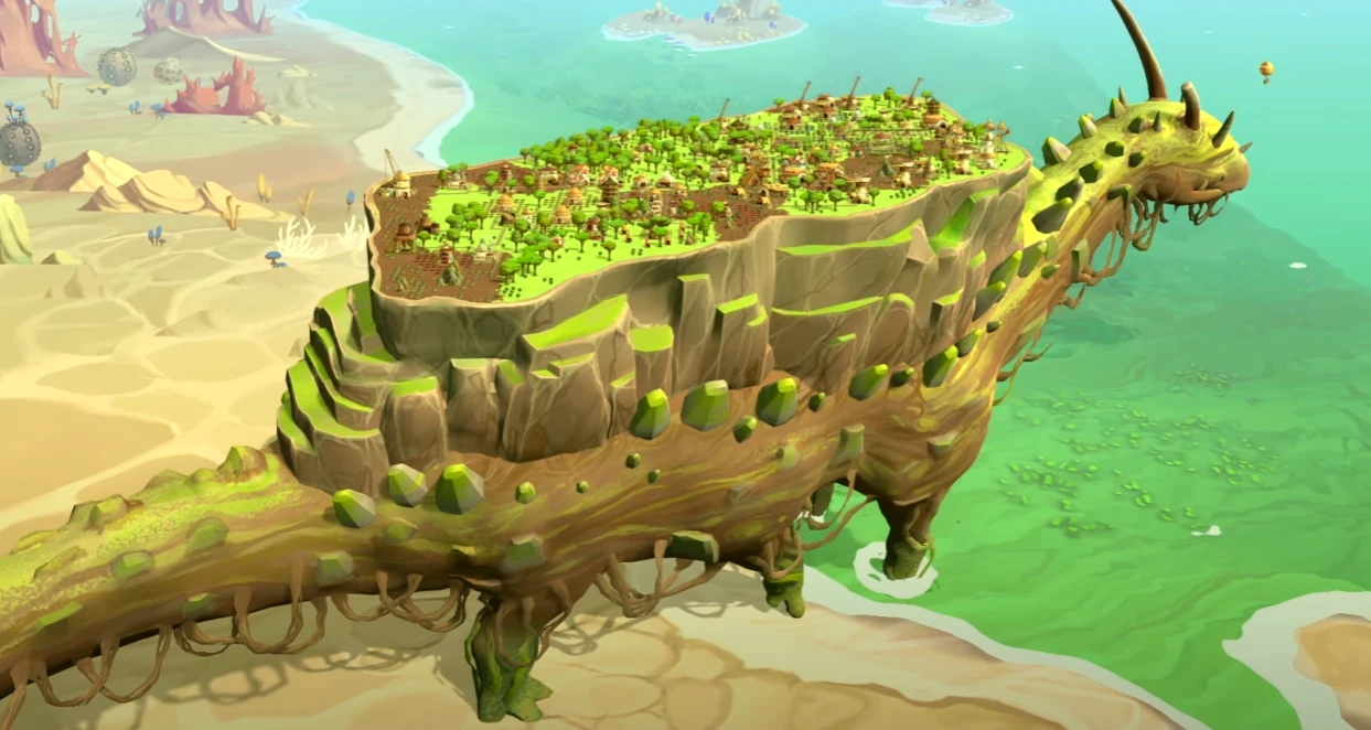 Свежий трейлер уникального градостроителя The Wandering Village, который станет доступен в Game Pass