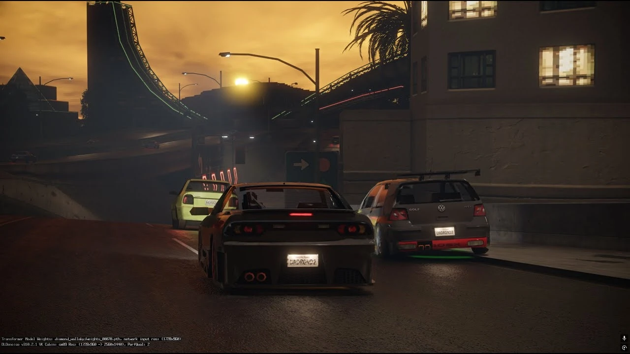 Need For Speed: Underground 2 "Мод RTX Remix"