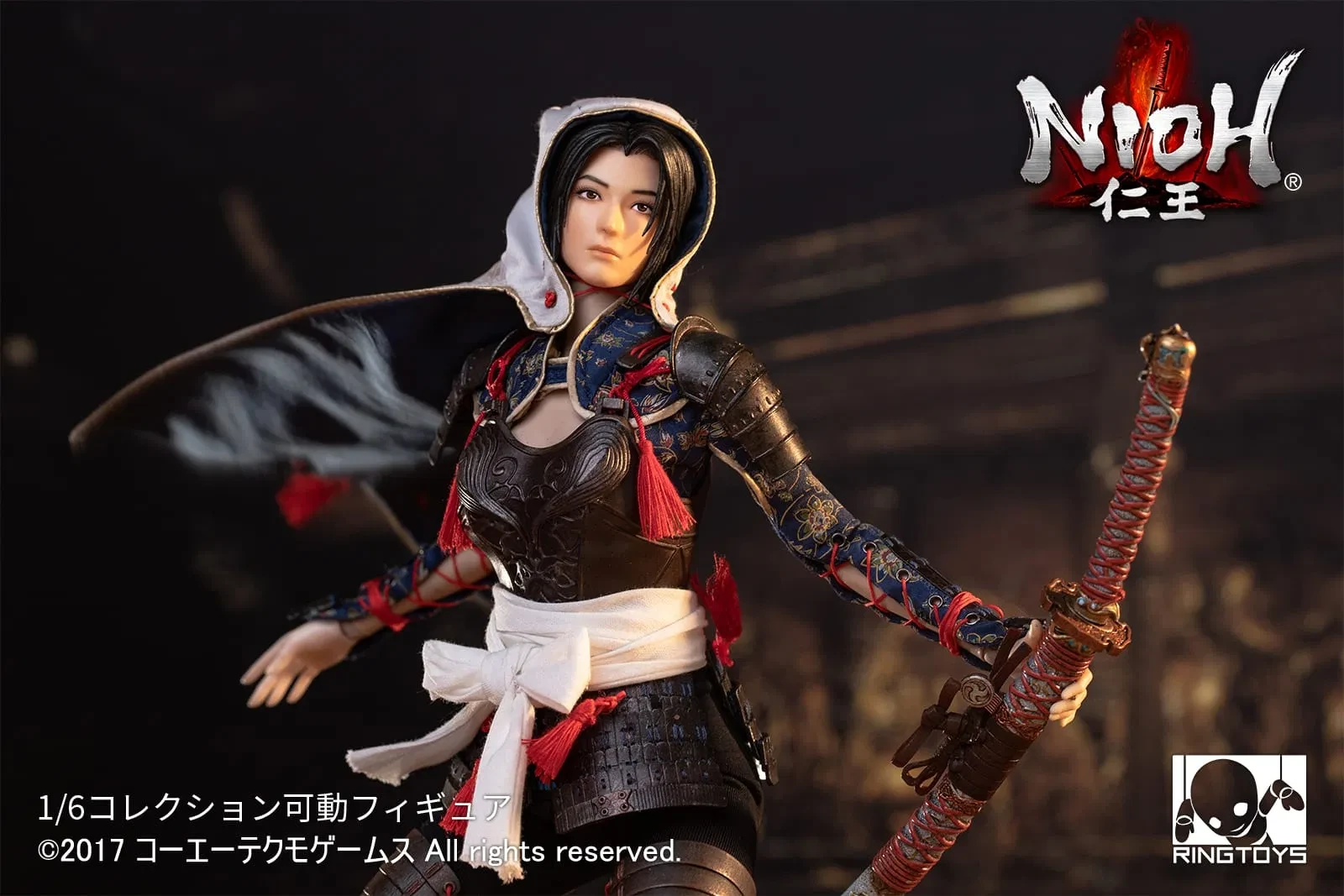 Анонсирована очаровательная фигурка Татибаны Гинтиё из Nioh