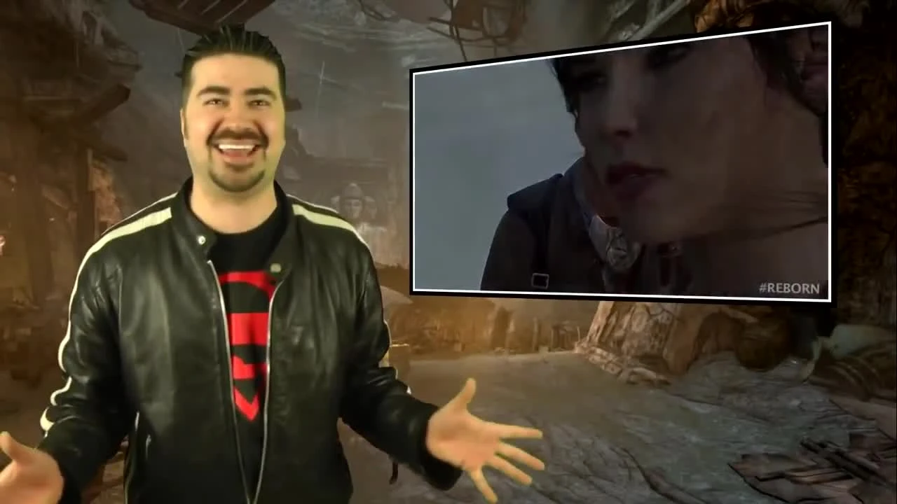 Tomb Raider - обзор от Angry Joe [Русская озвучка]