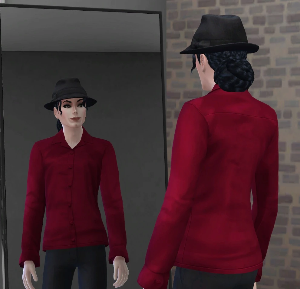 The Sims 4 "Сим Майкл Джексон"