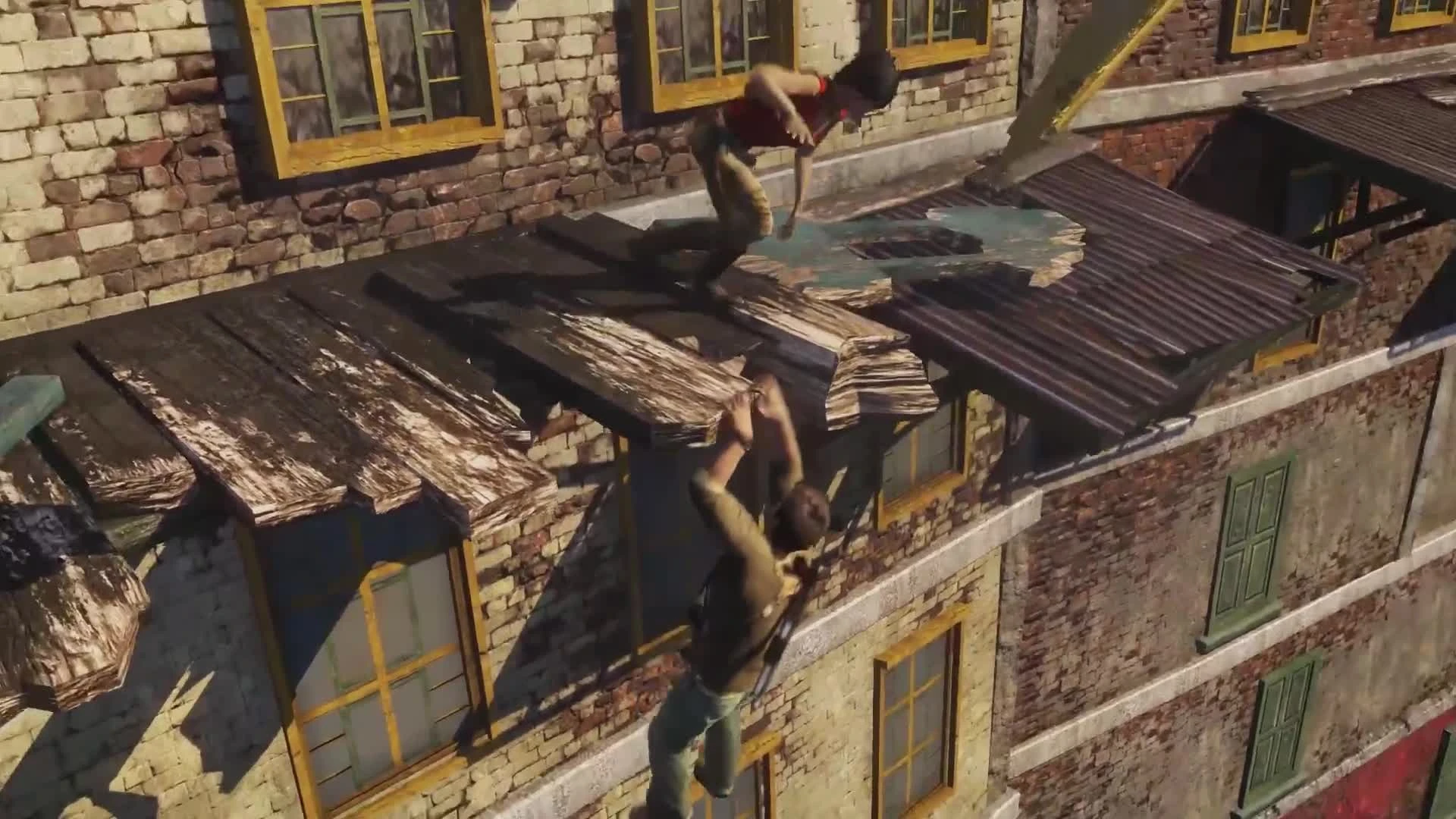 Uncharted 2: Building Collapse "Геймплей PS4 - Nathan Drake Collection"