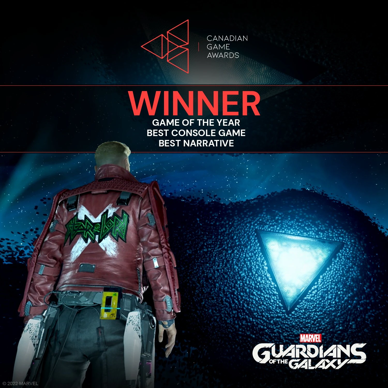 Marvel's Guardians of the Galaxy стала игрой года на Canadian Game Awards