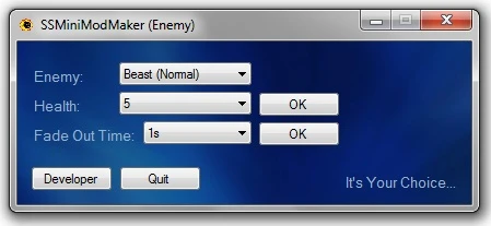 Serious Sam: The Second Encounter "Serious-Sam MINIMODMAKER (ENEMY) Reloaded"