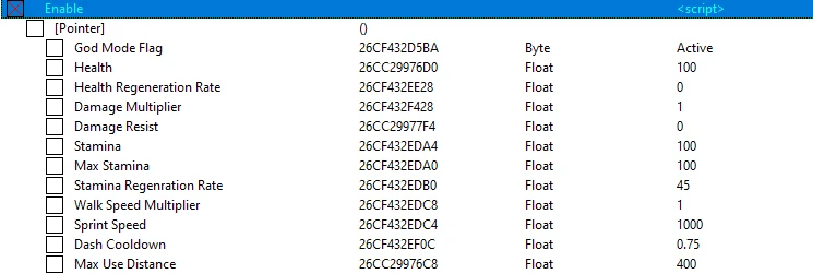Mortal Shell: Таблица для Cheat Engine [UPD:13.07.20 beta] {cfemen}