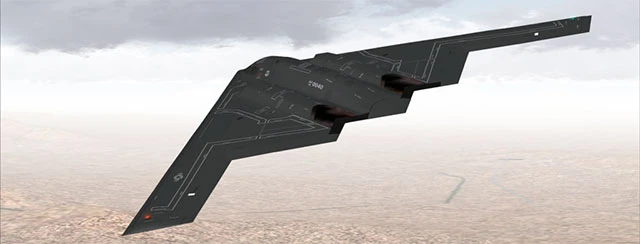 Microsoft Flight Simulator 2004 "Stealt B-2A"
