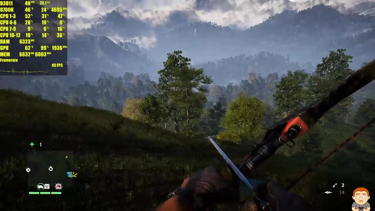 Far Cry 4 "Запустили на PC в разрешении 5K GTX 1080 TI OC 8700K"