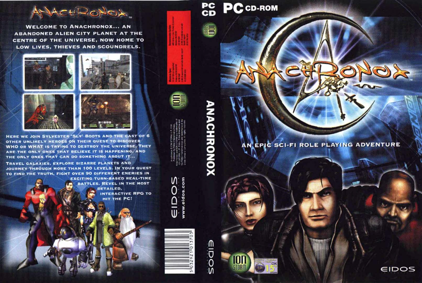 Русификатор текста для Anachronox