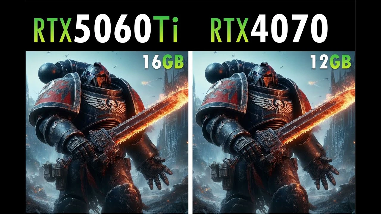RTX 5060 Ti или RTX 4070 - сравнение в S.T.A.L.K.E.R. 2, Cyberpunk 2077 и еще 20 играх