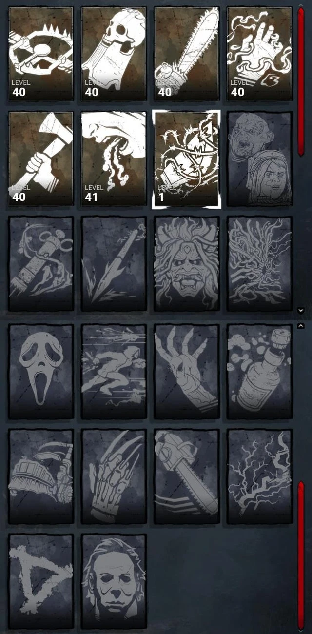 Dead by Daylight "Портреты маньяков в виде их способности"