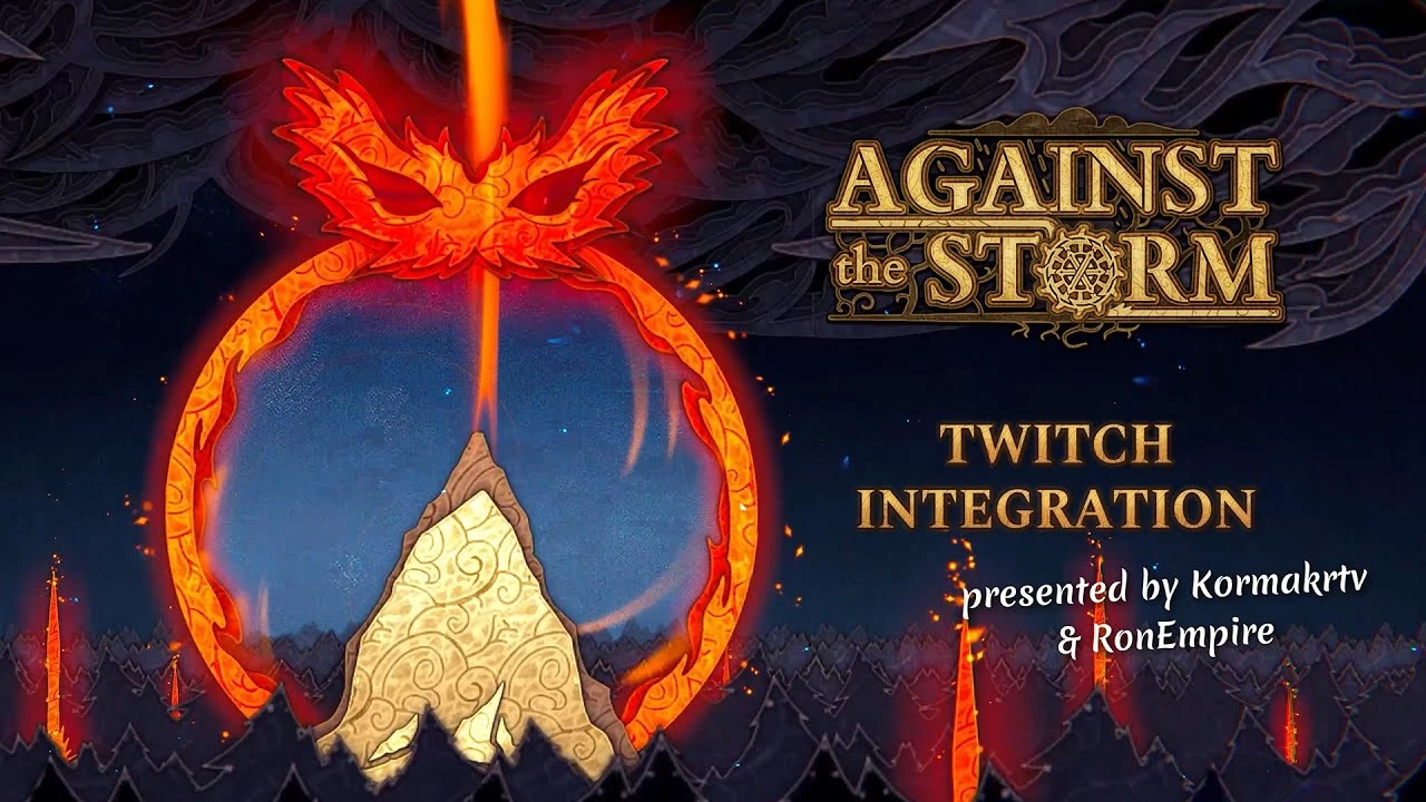 Градостроительный симулятор в жанре roguelike Against the Storm получил интеграцию с Twitch